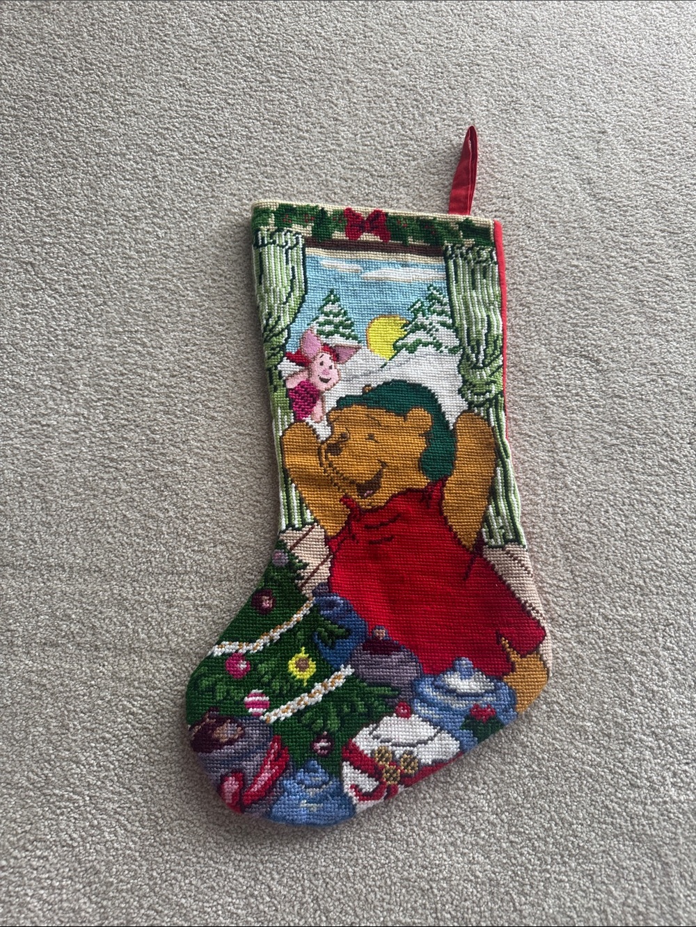 Disney Winne the Poo Holiday Stocking 1995
